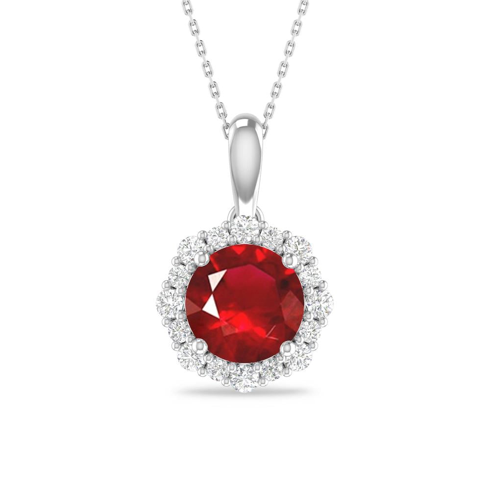 White Gold - Ruby
