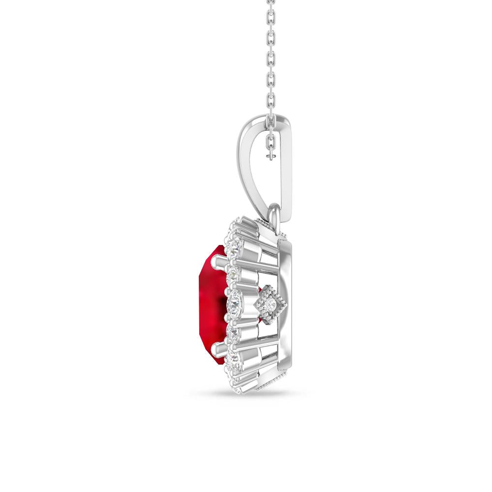 White Gold - Ruby