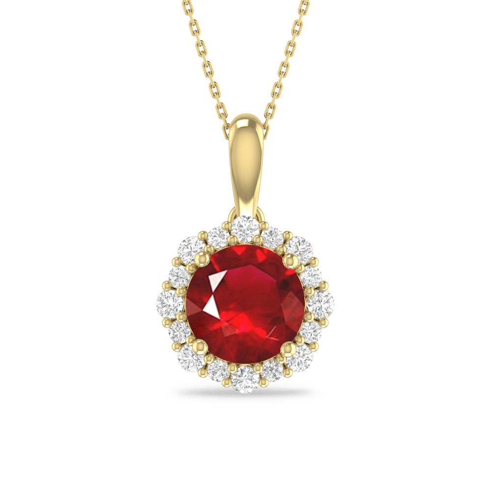 Yellow Gold - Ruby
