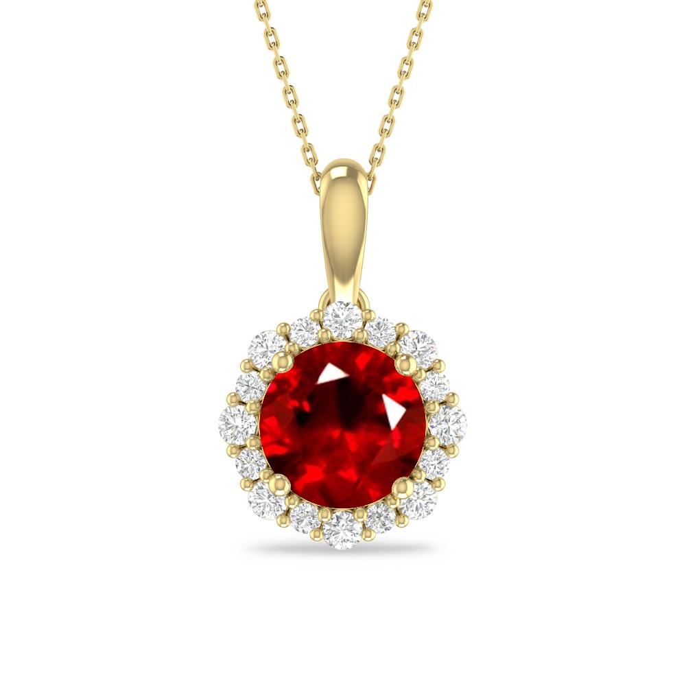 Yellow Gold - Ruby