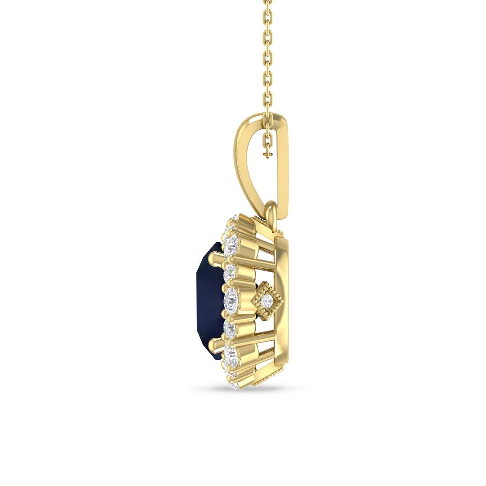 Yellow Gold - Sapphire