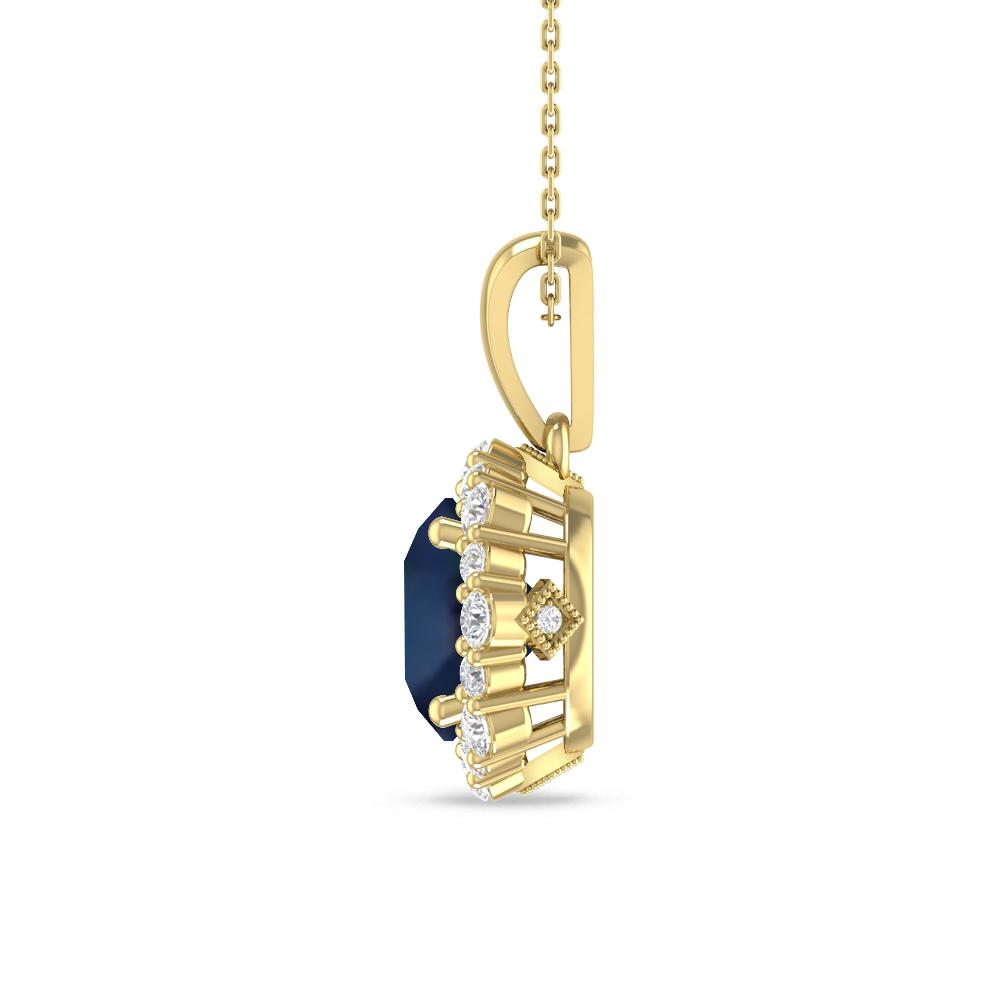 Yellow Gold - Sapphire