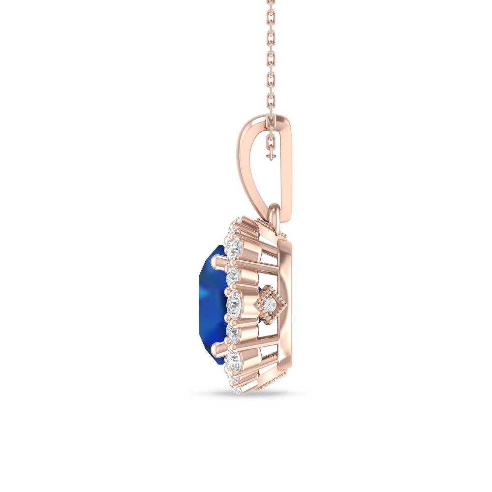 Rose Gold - Sapphire