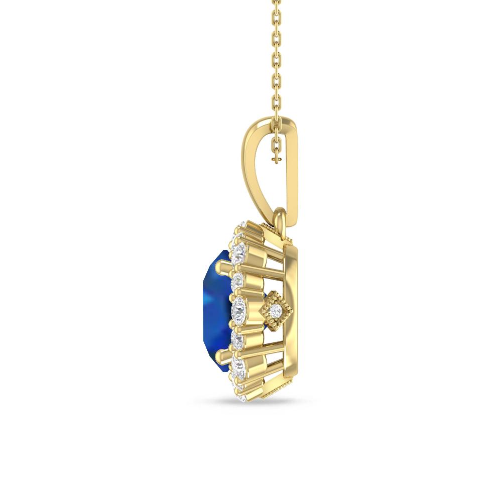 Yellow Gold - Sapphire