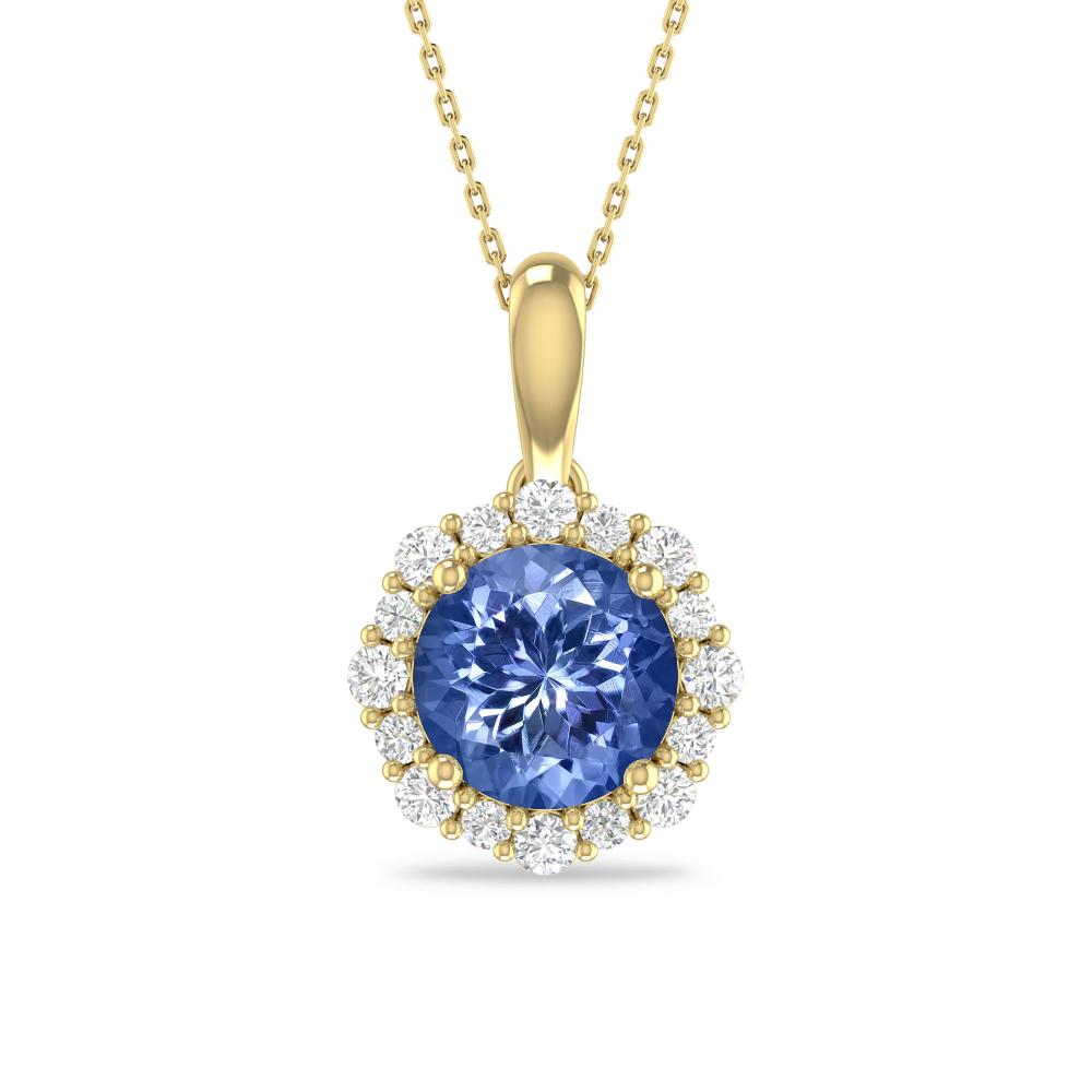 Yellow Gold - Tanzanite