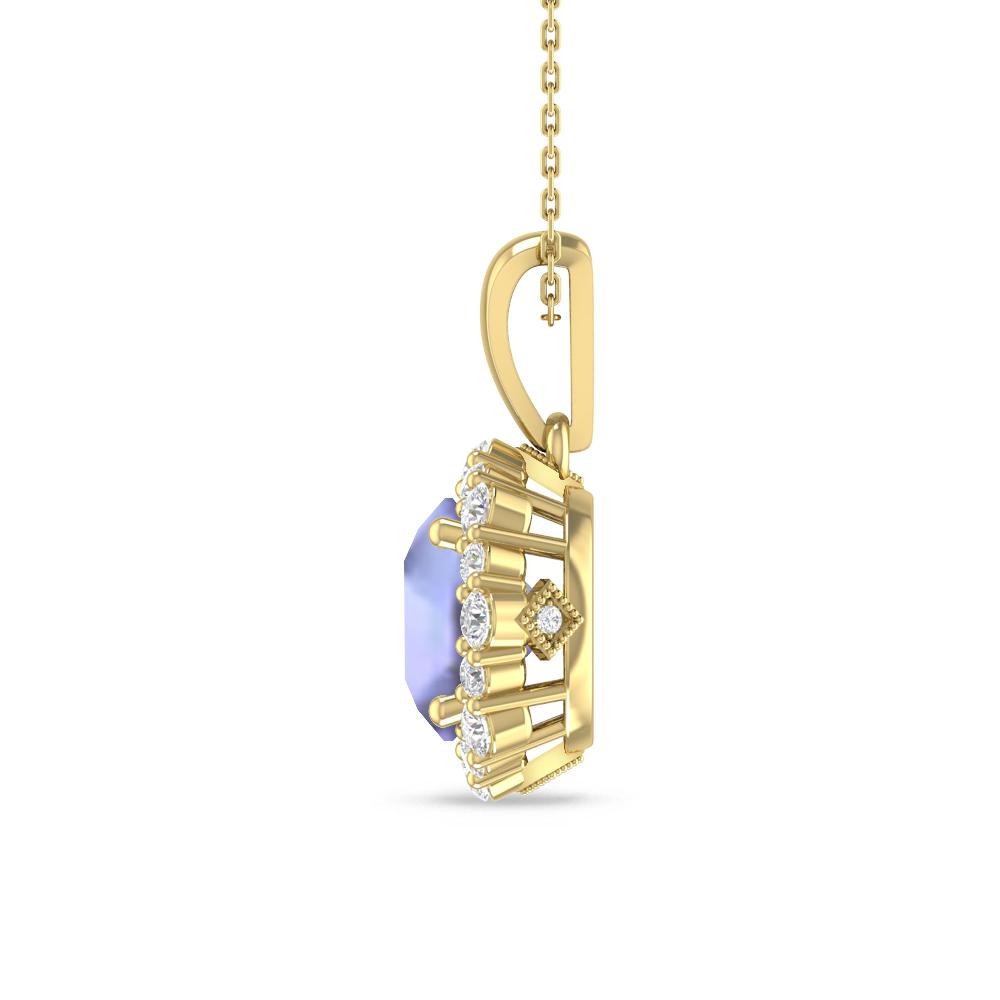 Yellow Gold - Tanzanite