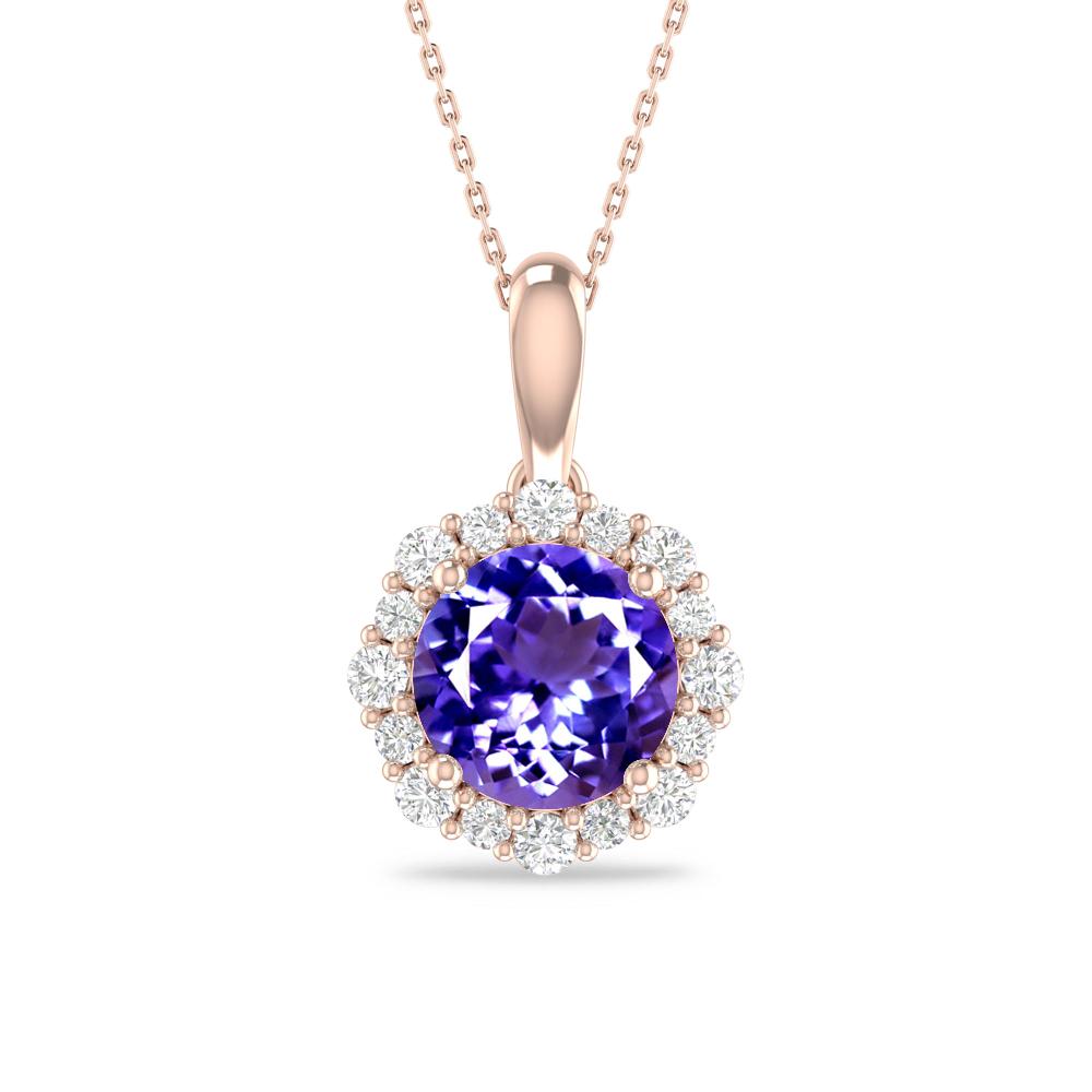 Rose Gold - Tanzanite