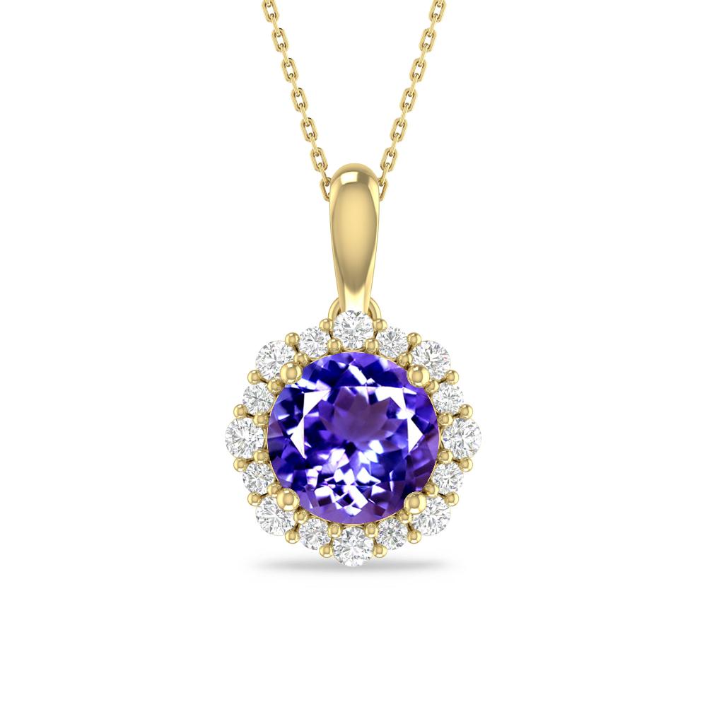Yellow Gold - Tanzanite