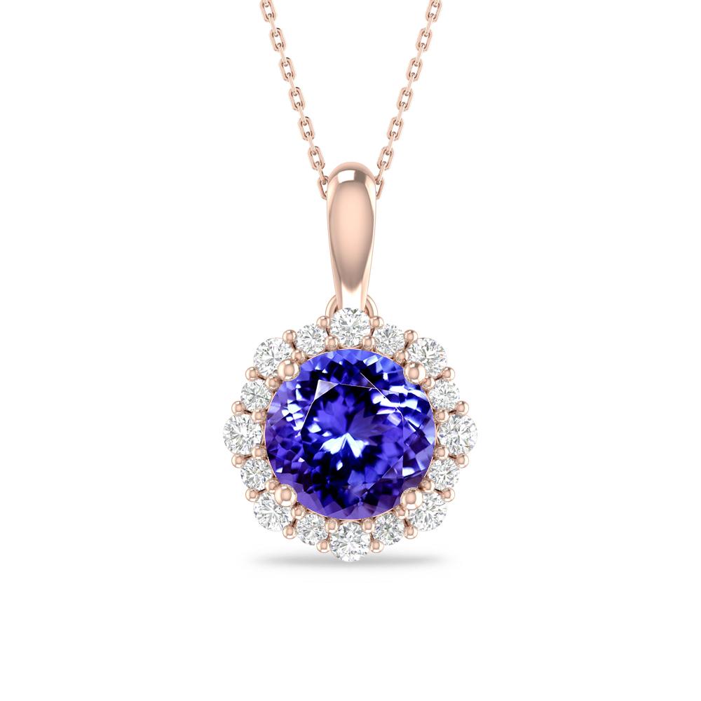 Rose Gold - Tanzanite