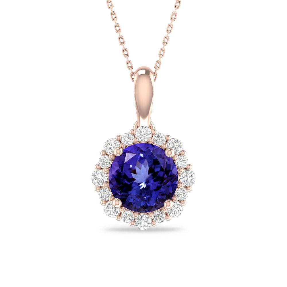 Rose Gold - Tanzanite