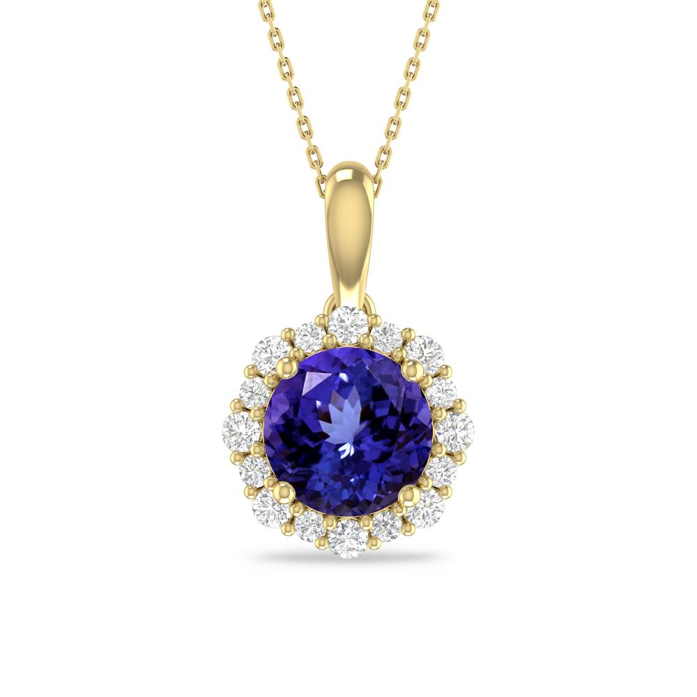 Yellow Gold - Tanzanite