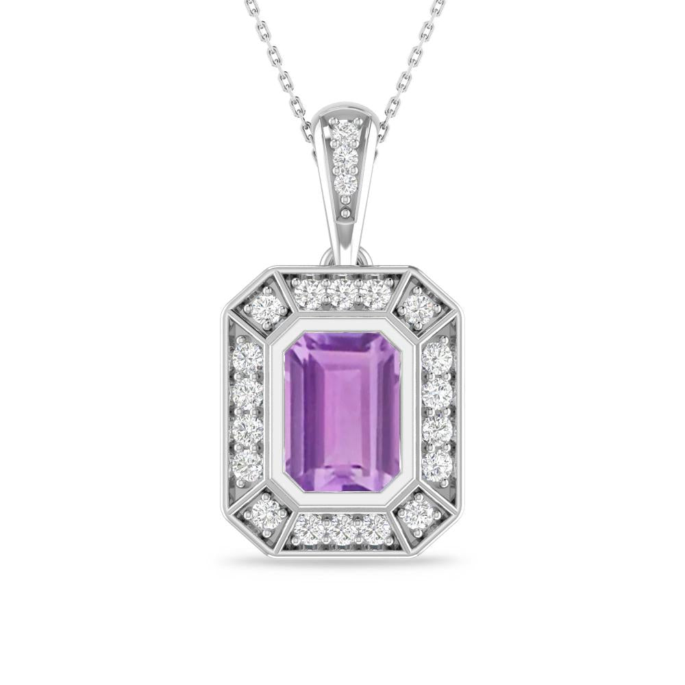 White Gold - Amethyst