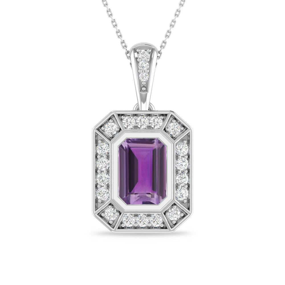 White Gold - Amethyst