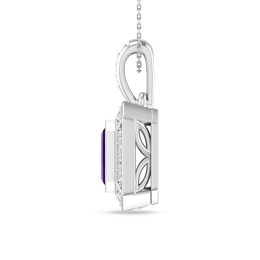 White Gold - Amethyst
