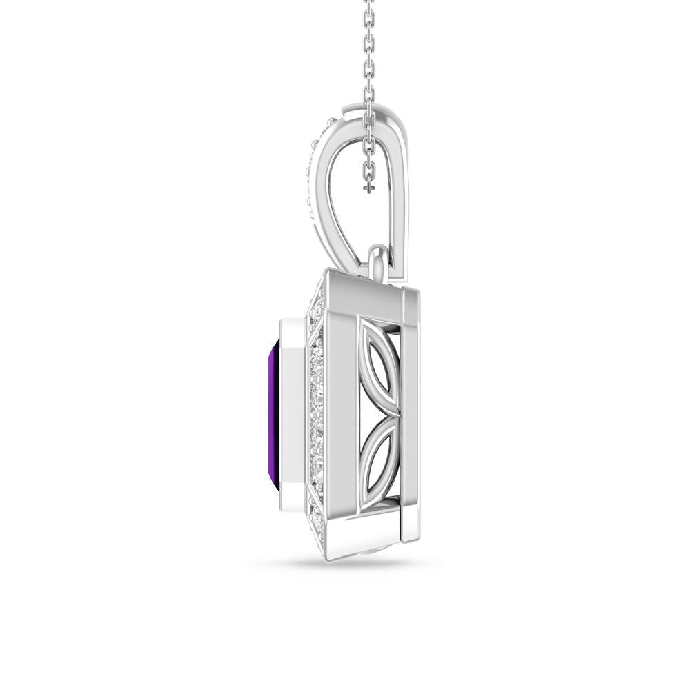 White Gold - Amethyst