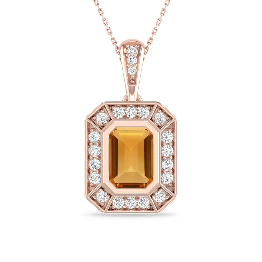 Rose Gold - Citrine