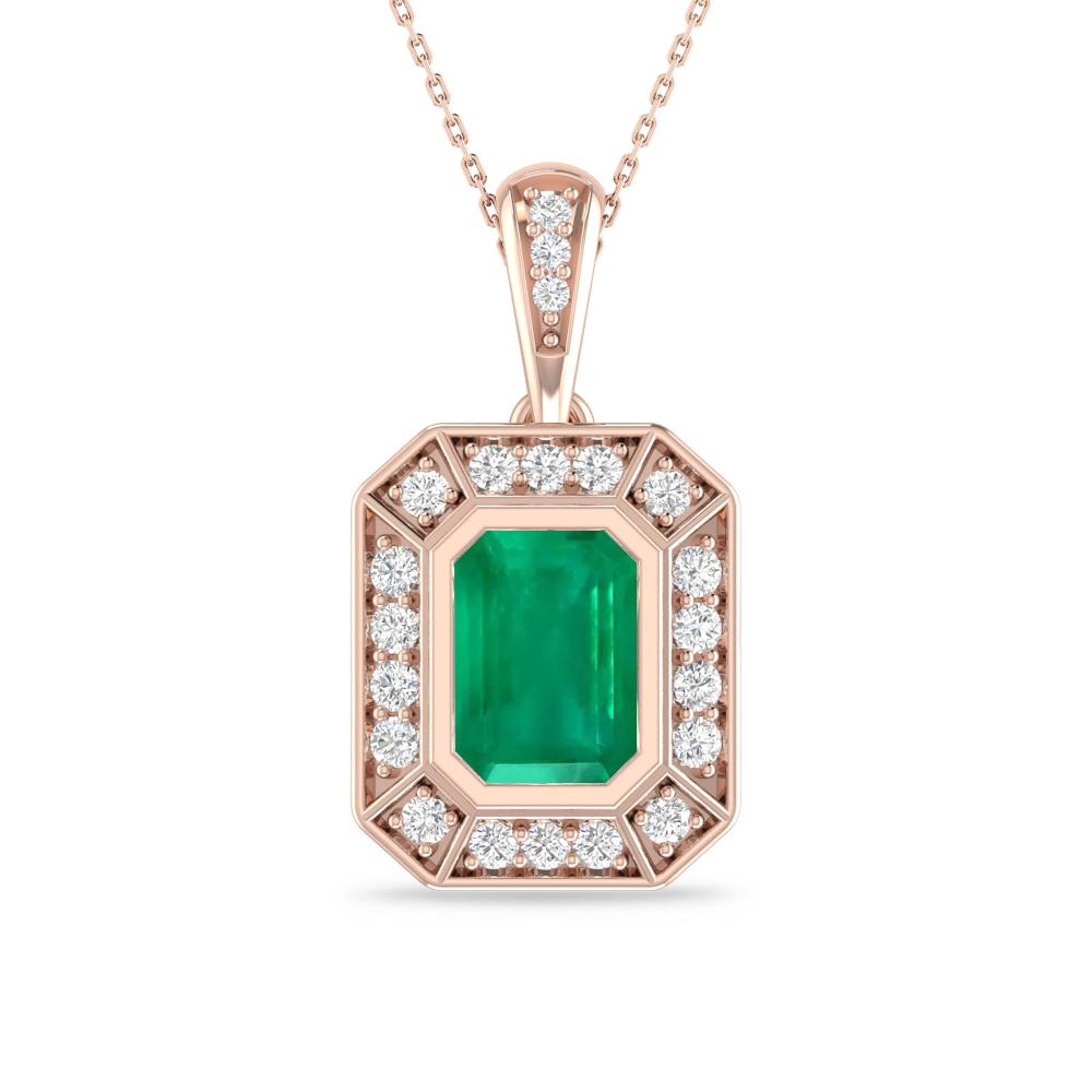 Rose Gold - Emerald
