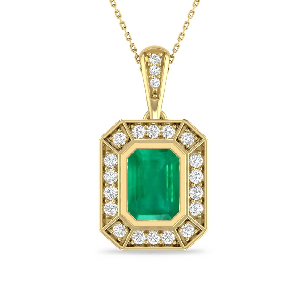 Yellow Gold - Emerald
