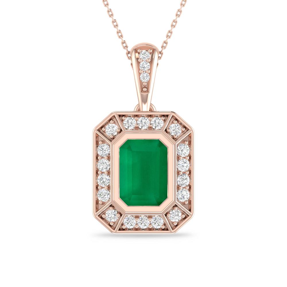 Rose Gold - Emerald