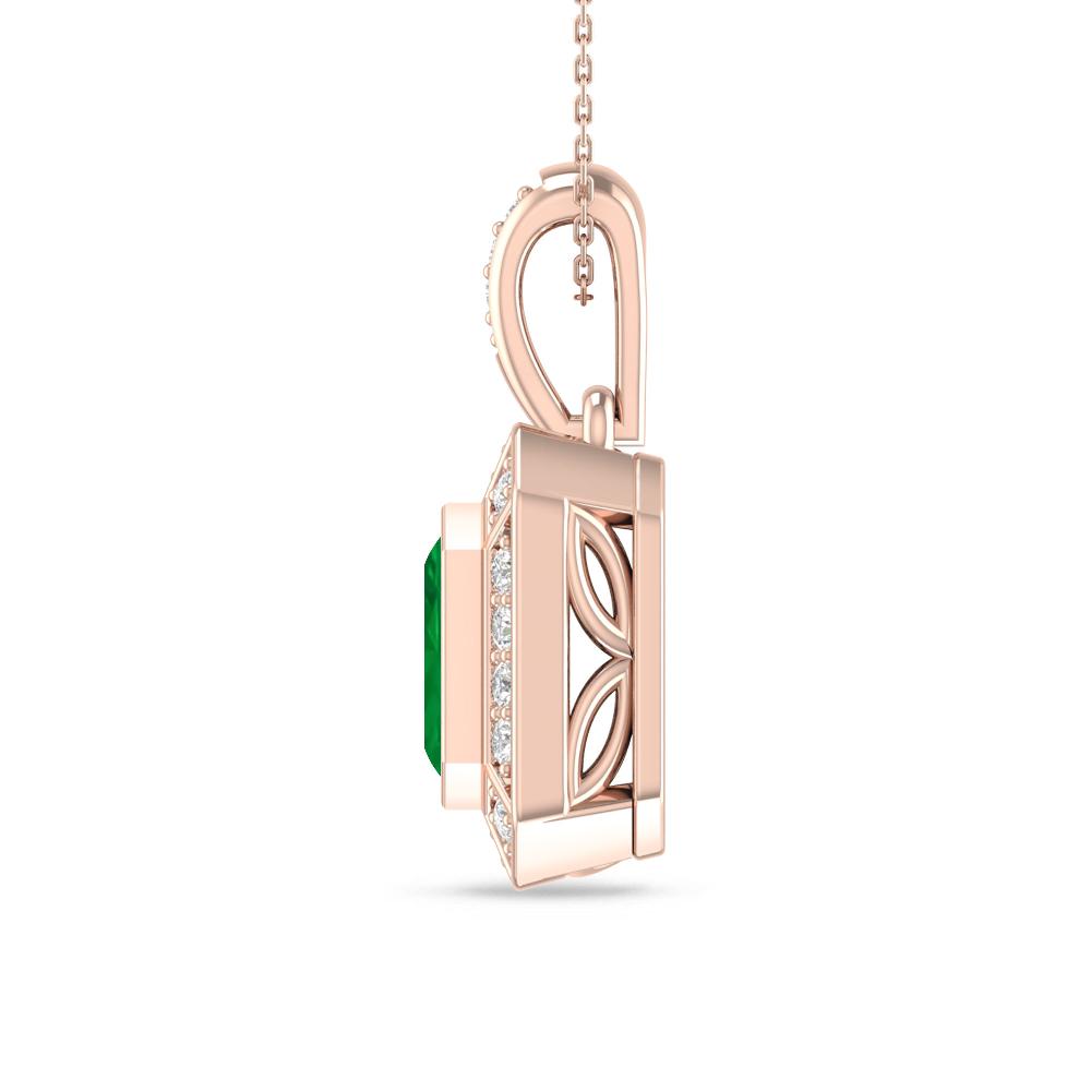 Rose Gold - Emerald