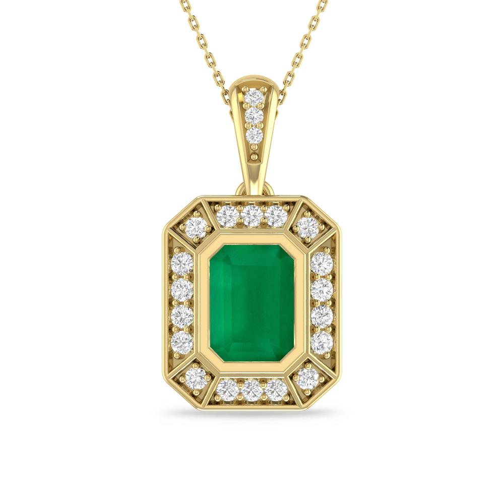 Yellow Gold - Emerald