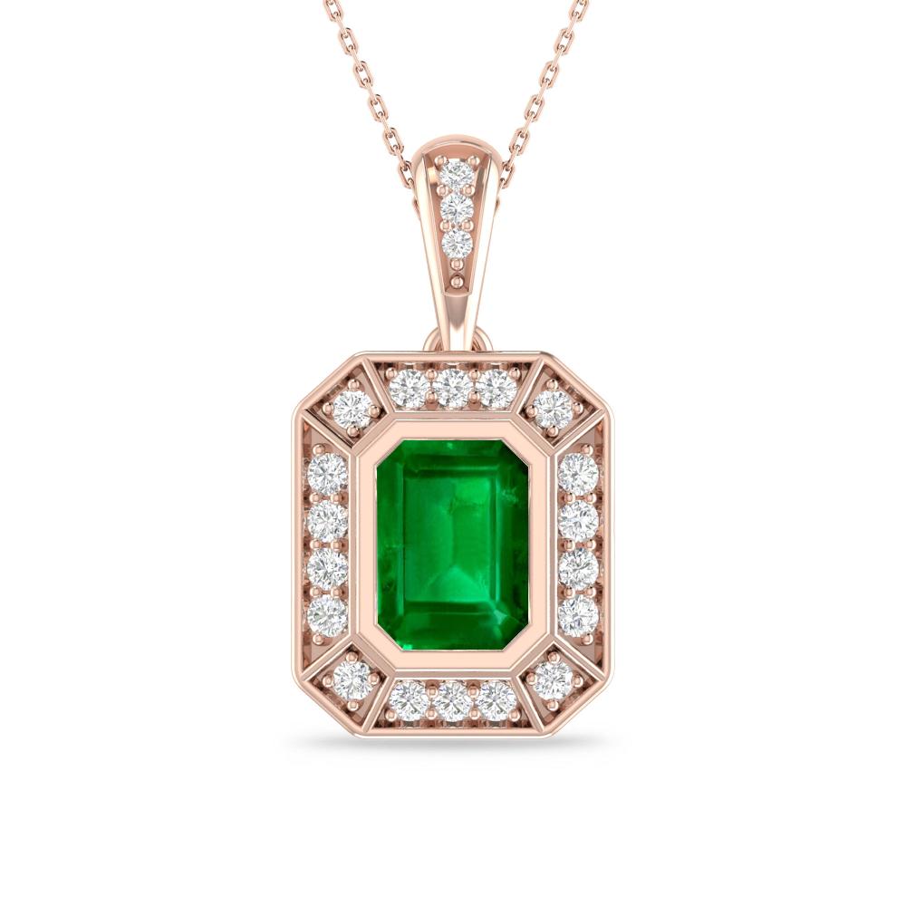 Rose Gold - Emerald