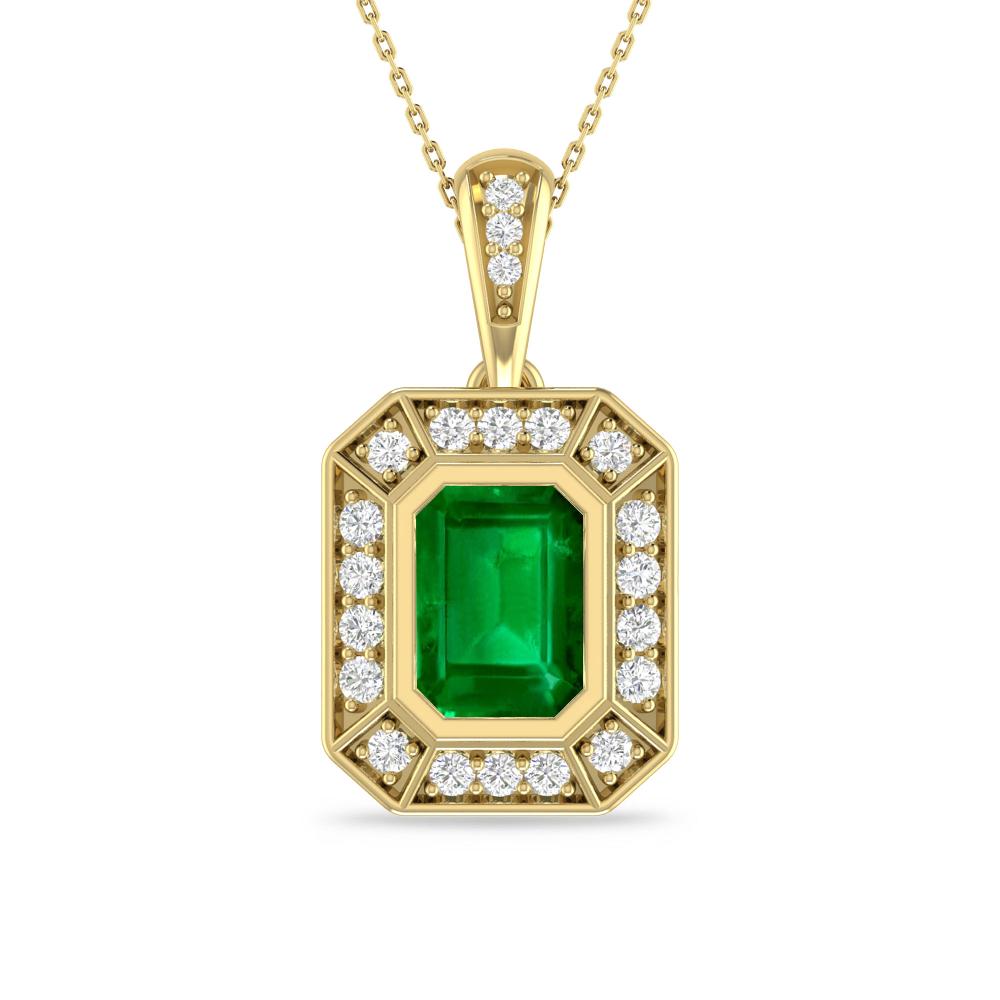 Yellow Gold - Emerald
