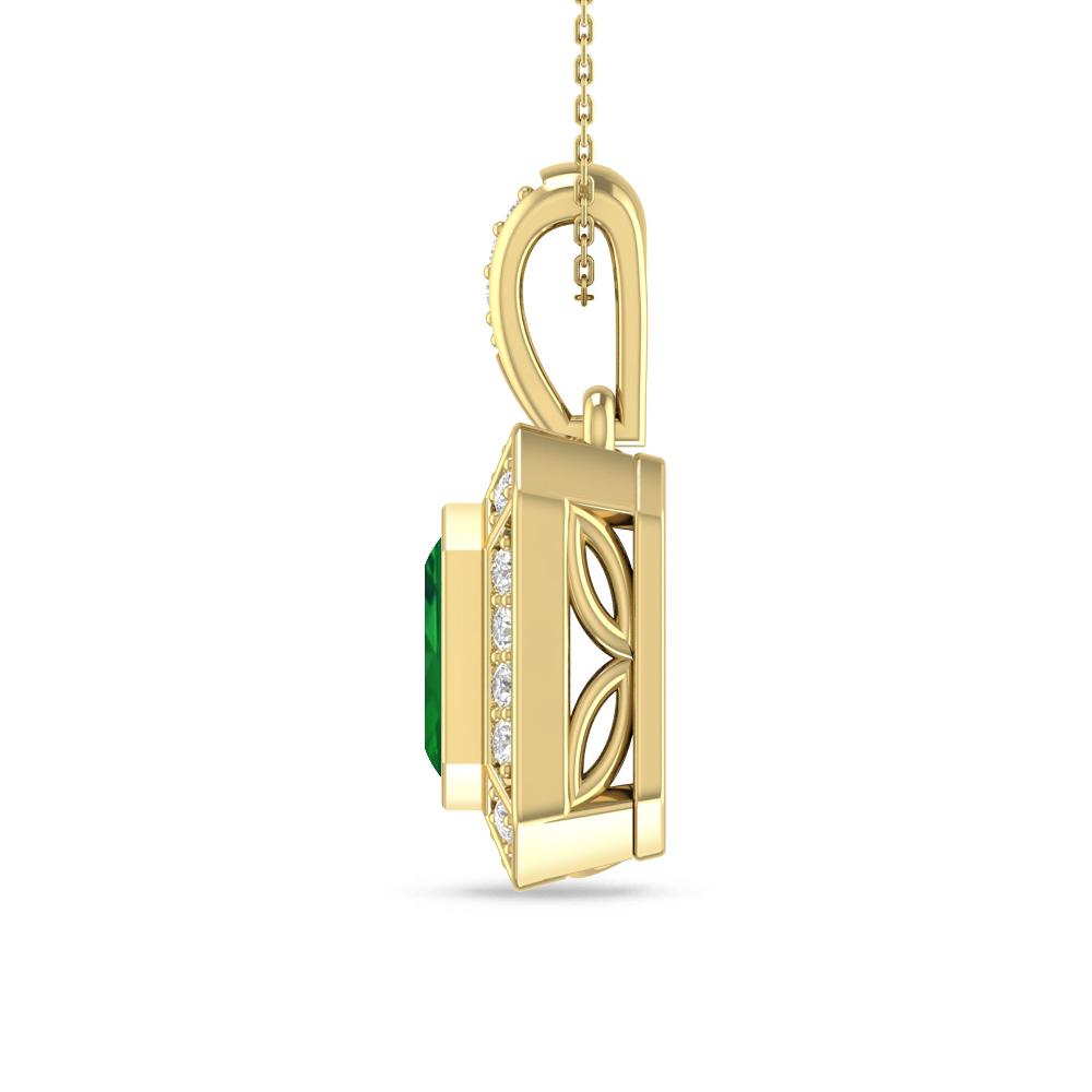 Yellow Gold - Emerald