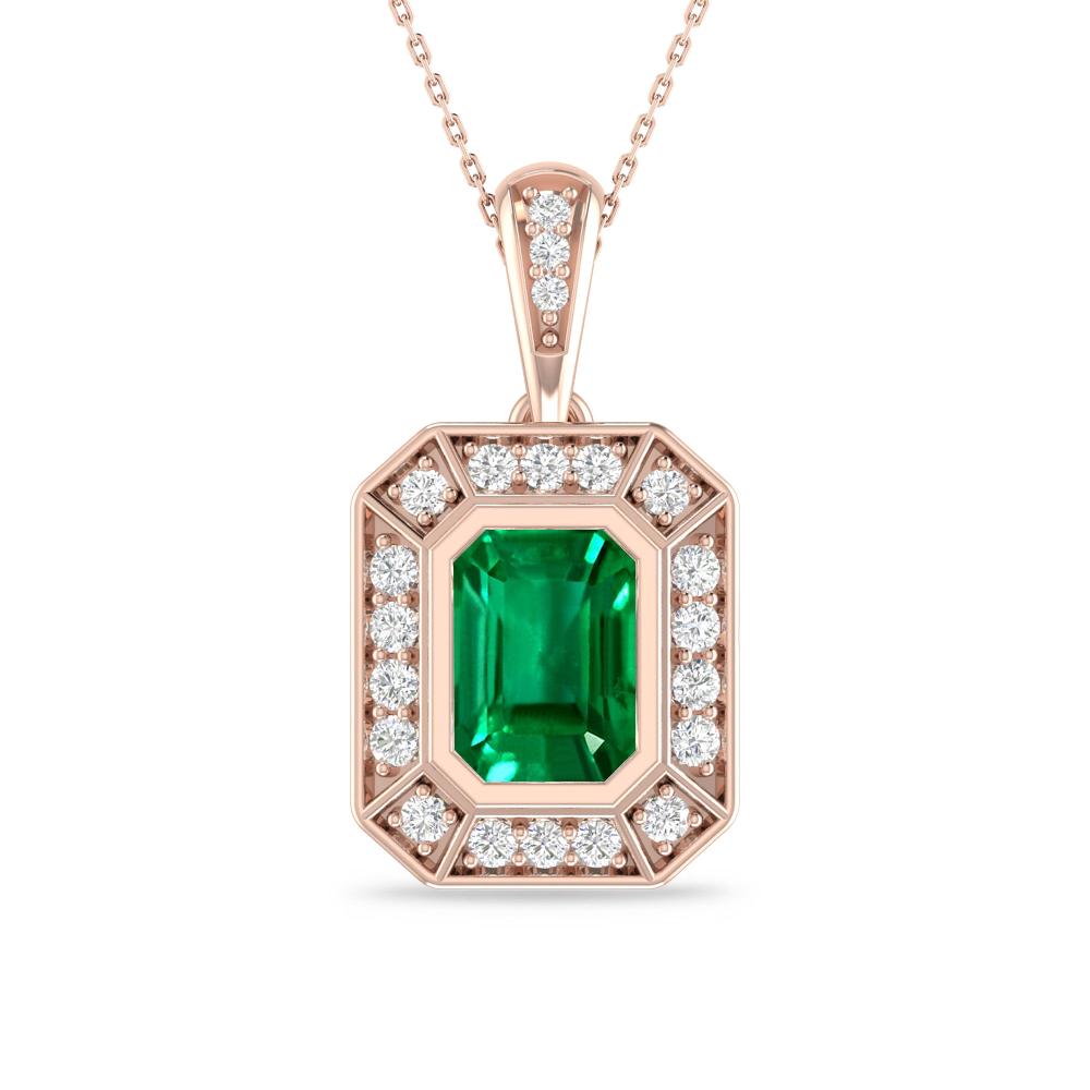 Rose Gold - Emerald