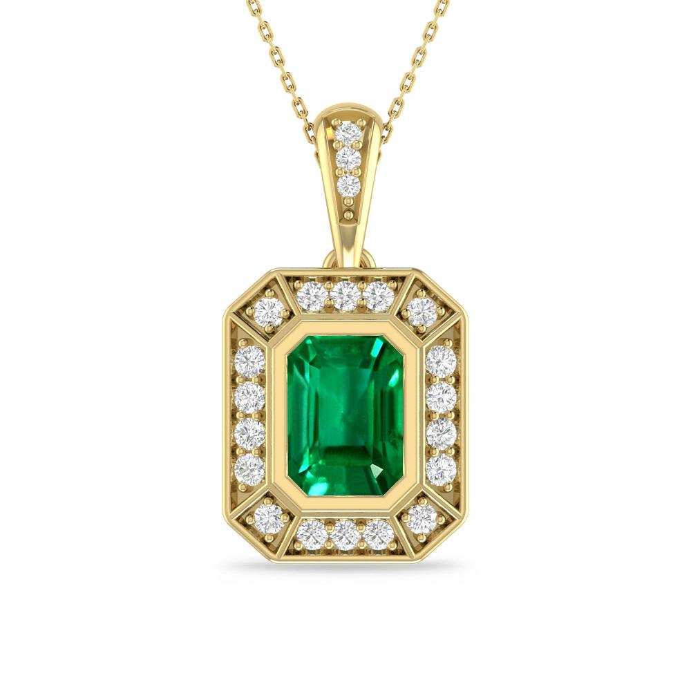 Yellow Gold - Emerald