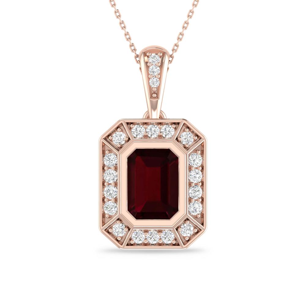 Rose Gold - Garnet