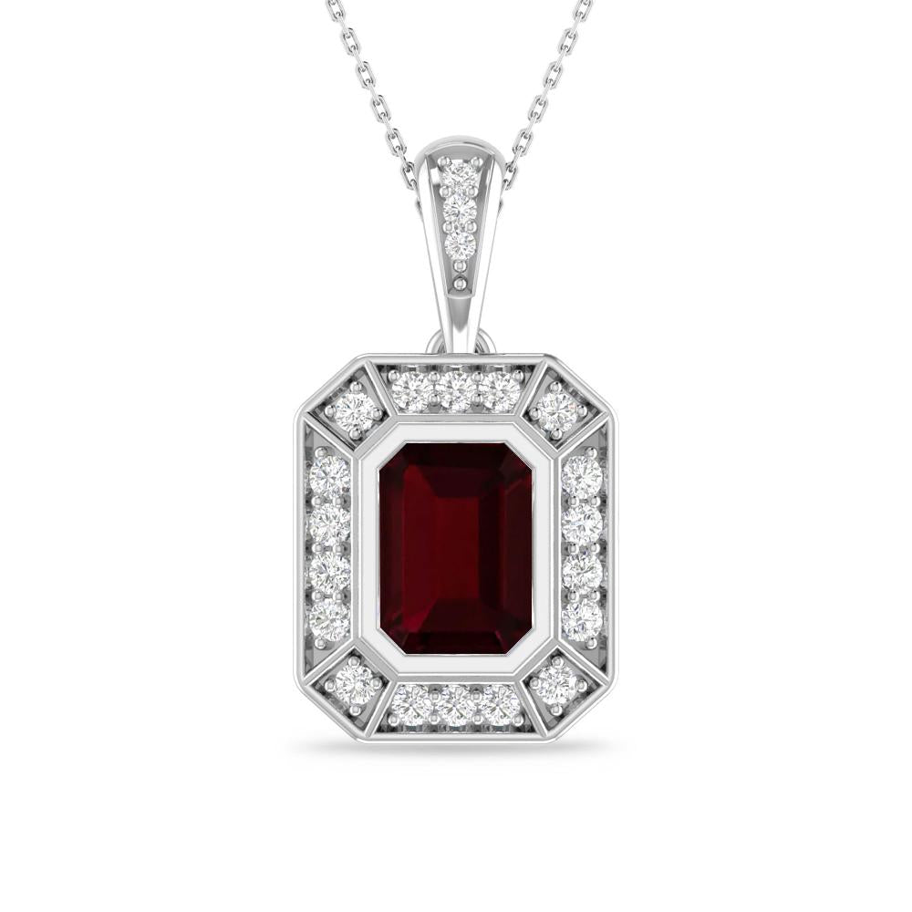 White Gold - Garnet