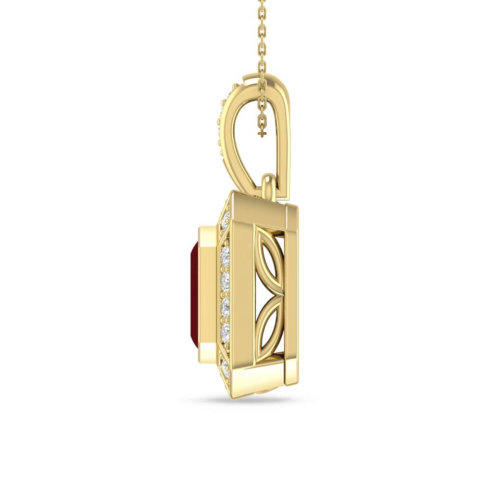 Yellow Gold - Garnet
