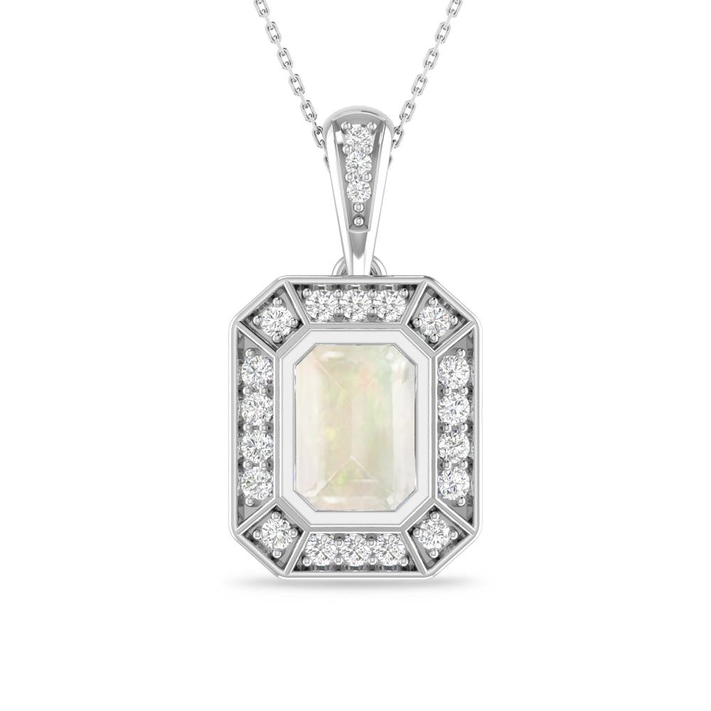 White Gold - Opal