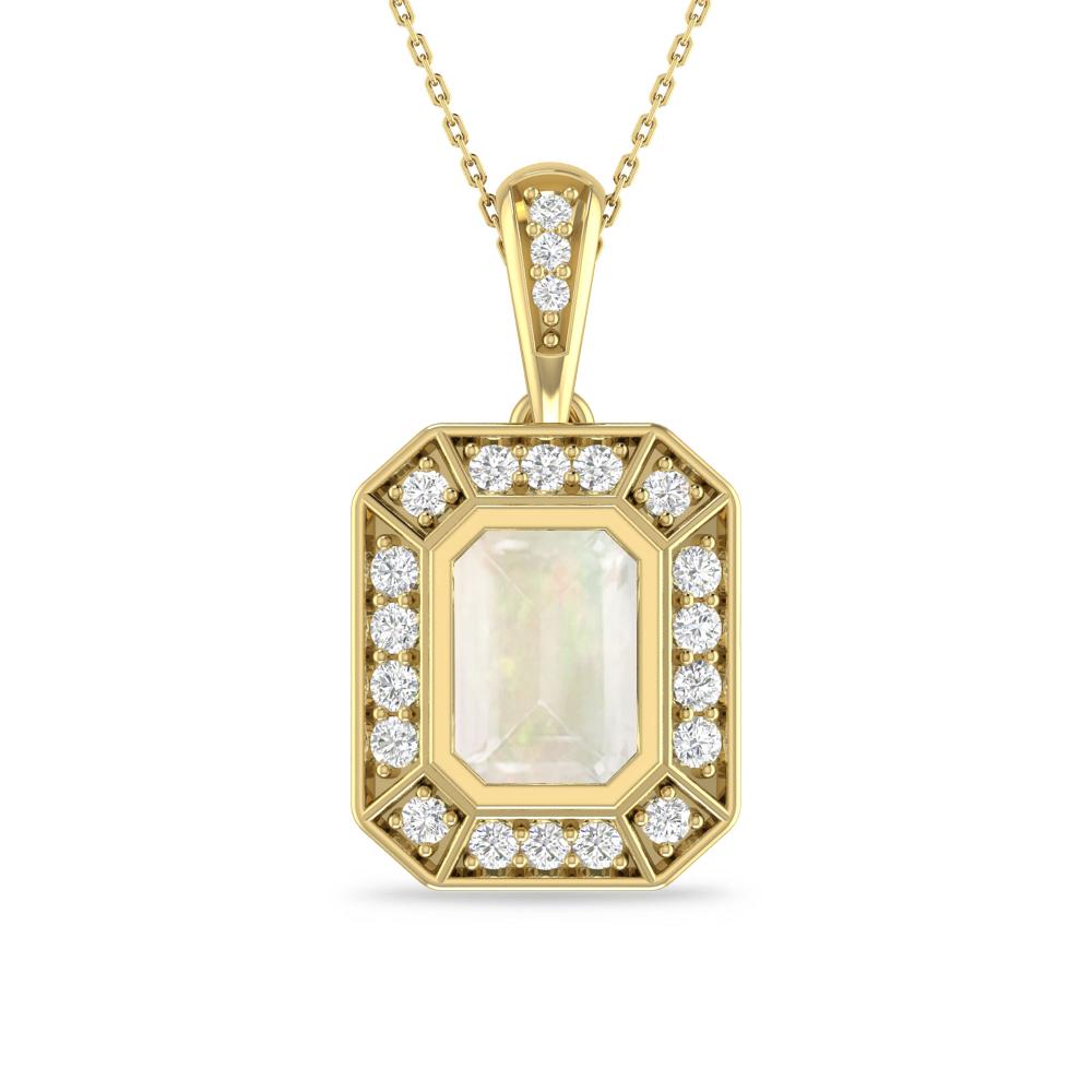 Yellow Gold - Opal