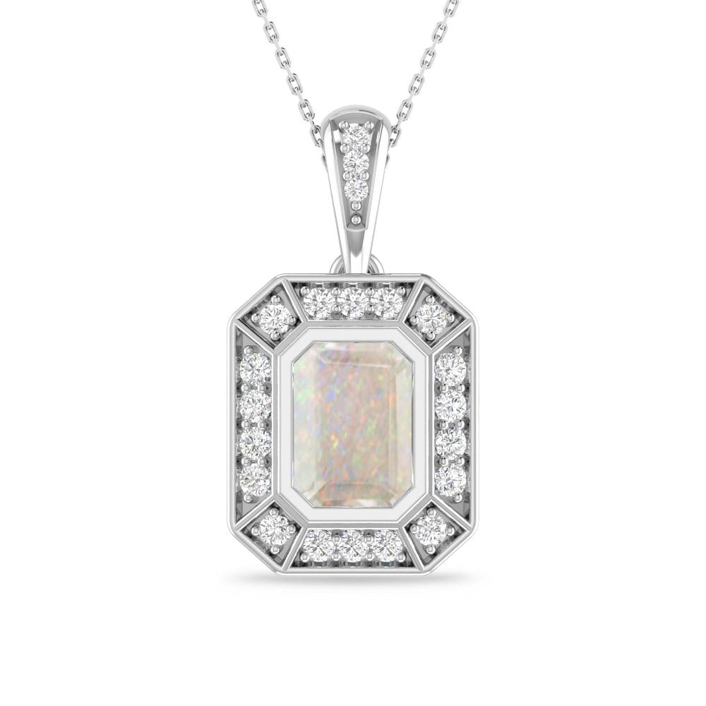 White Gold - Opal