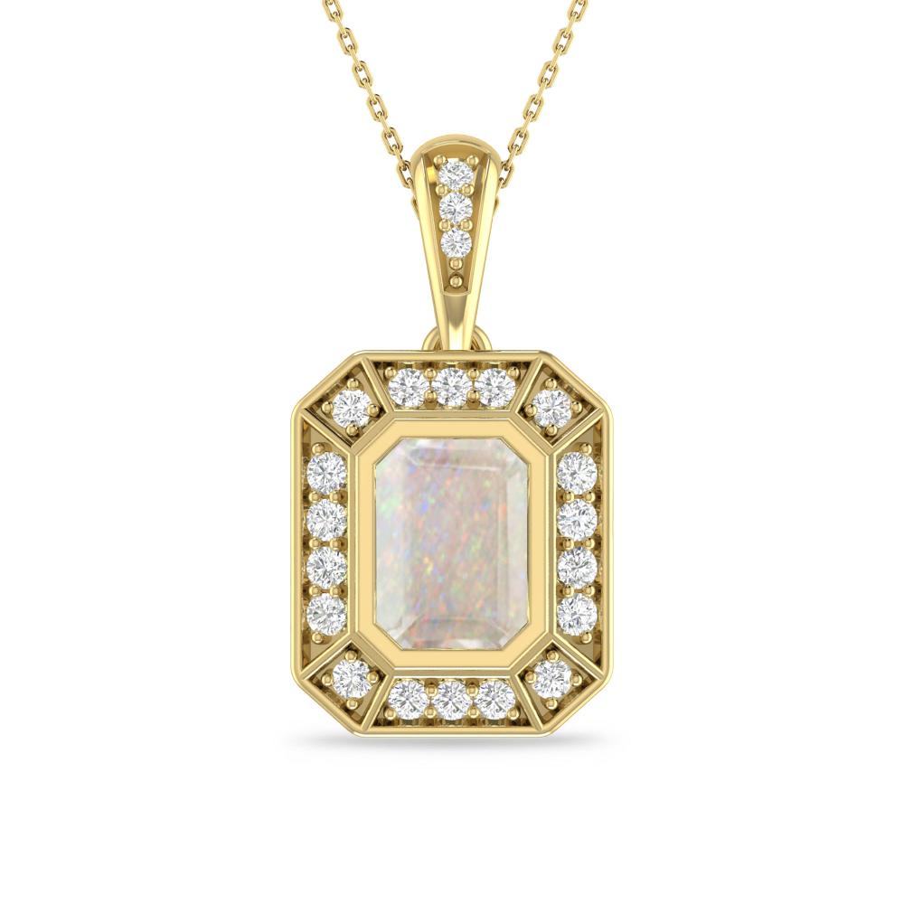 Yellow Gold - Opal
