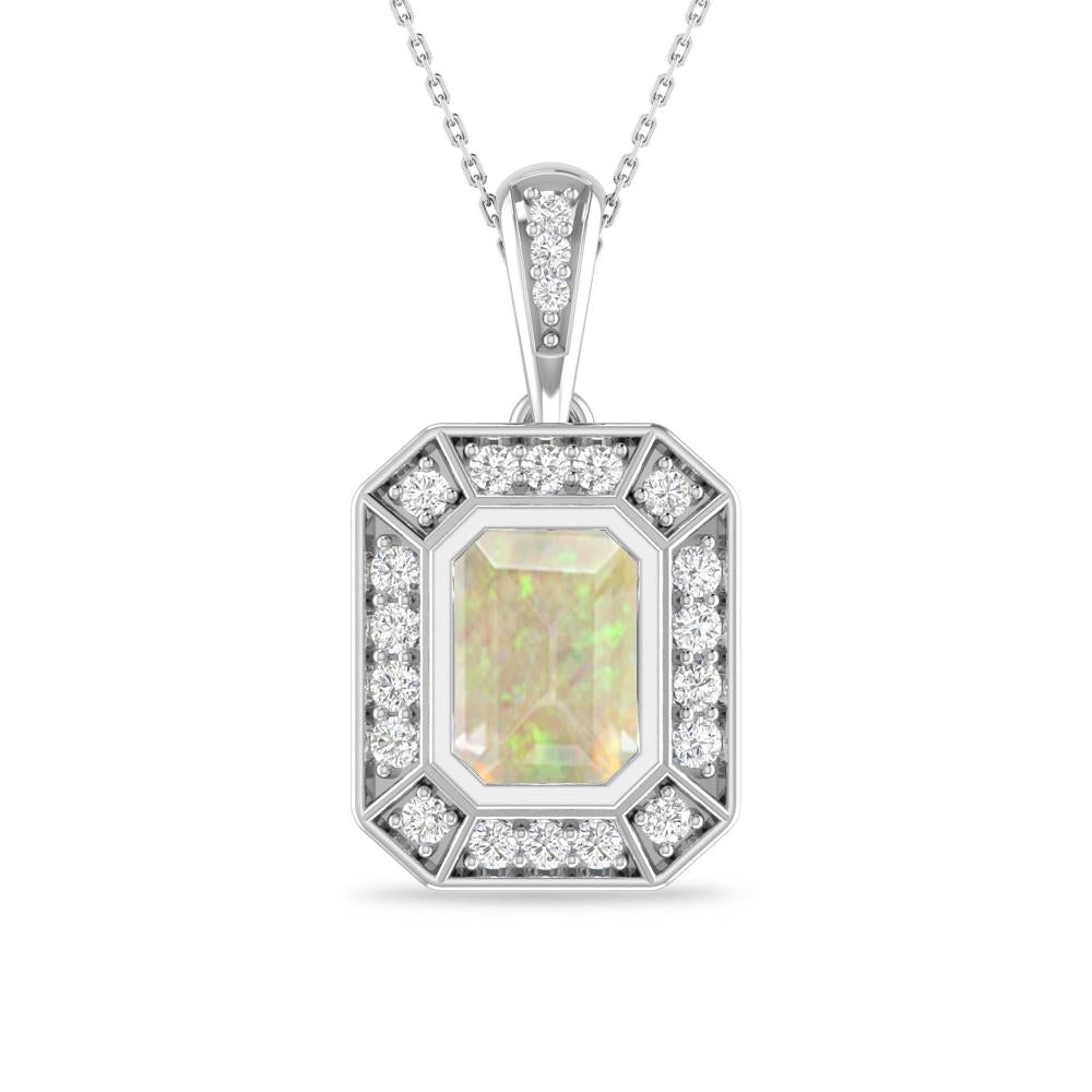 White Gold - Opal