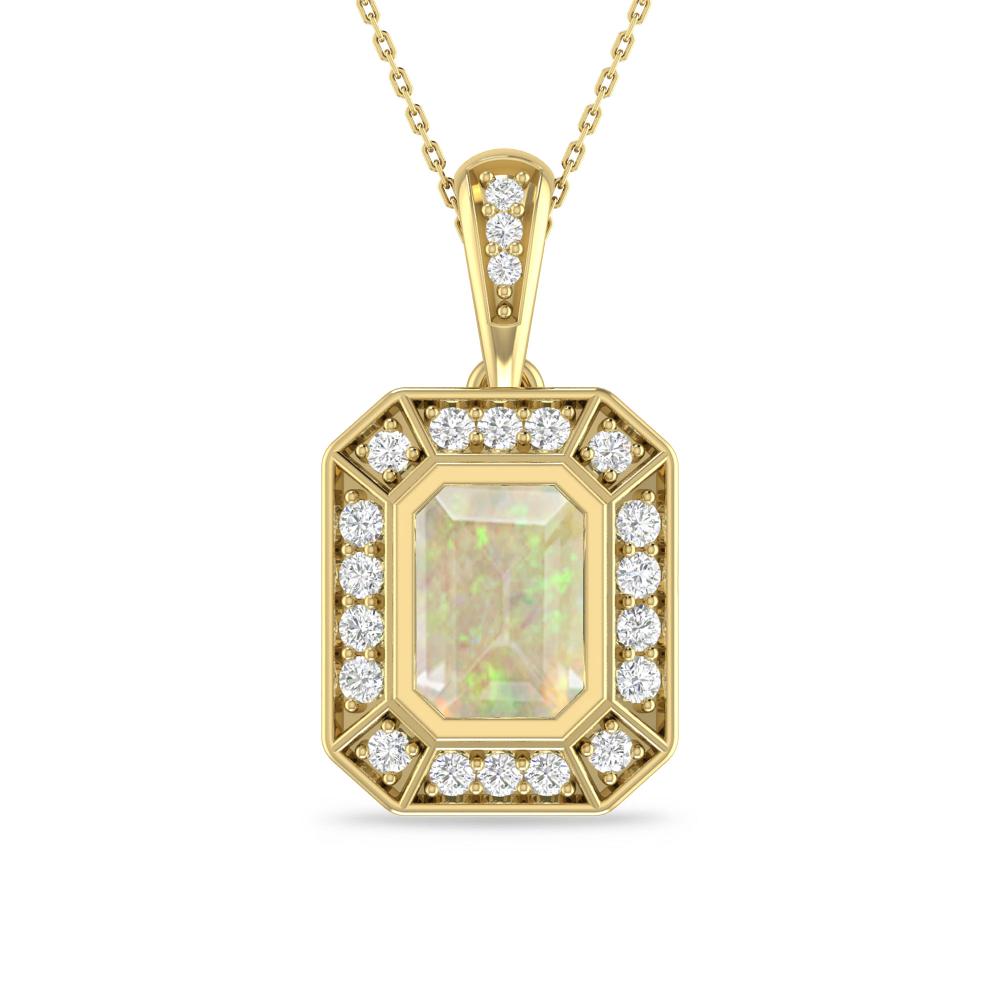 Yellow Gold - Opal