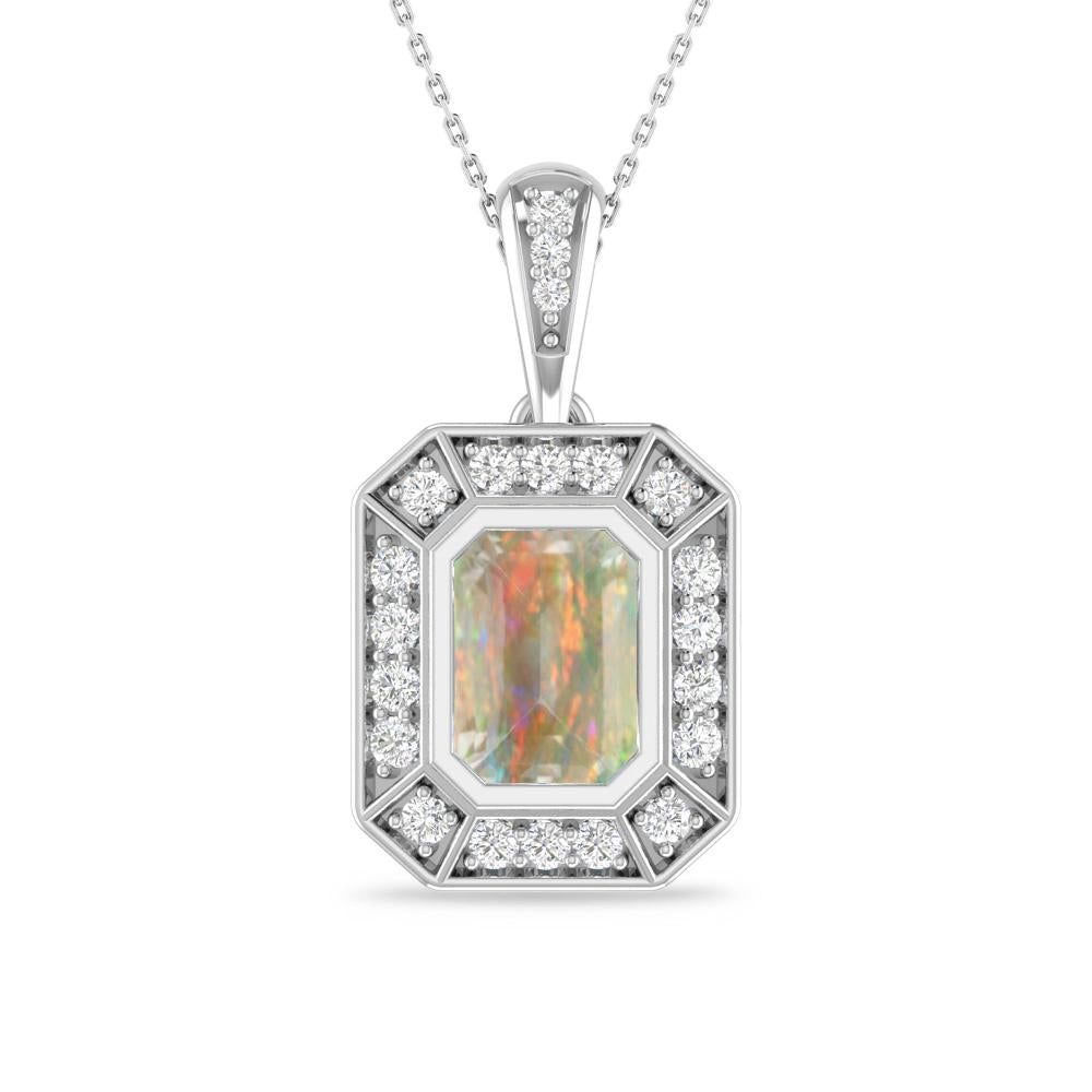 White Gold - Opal
