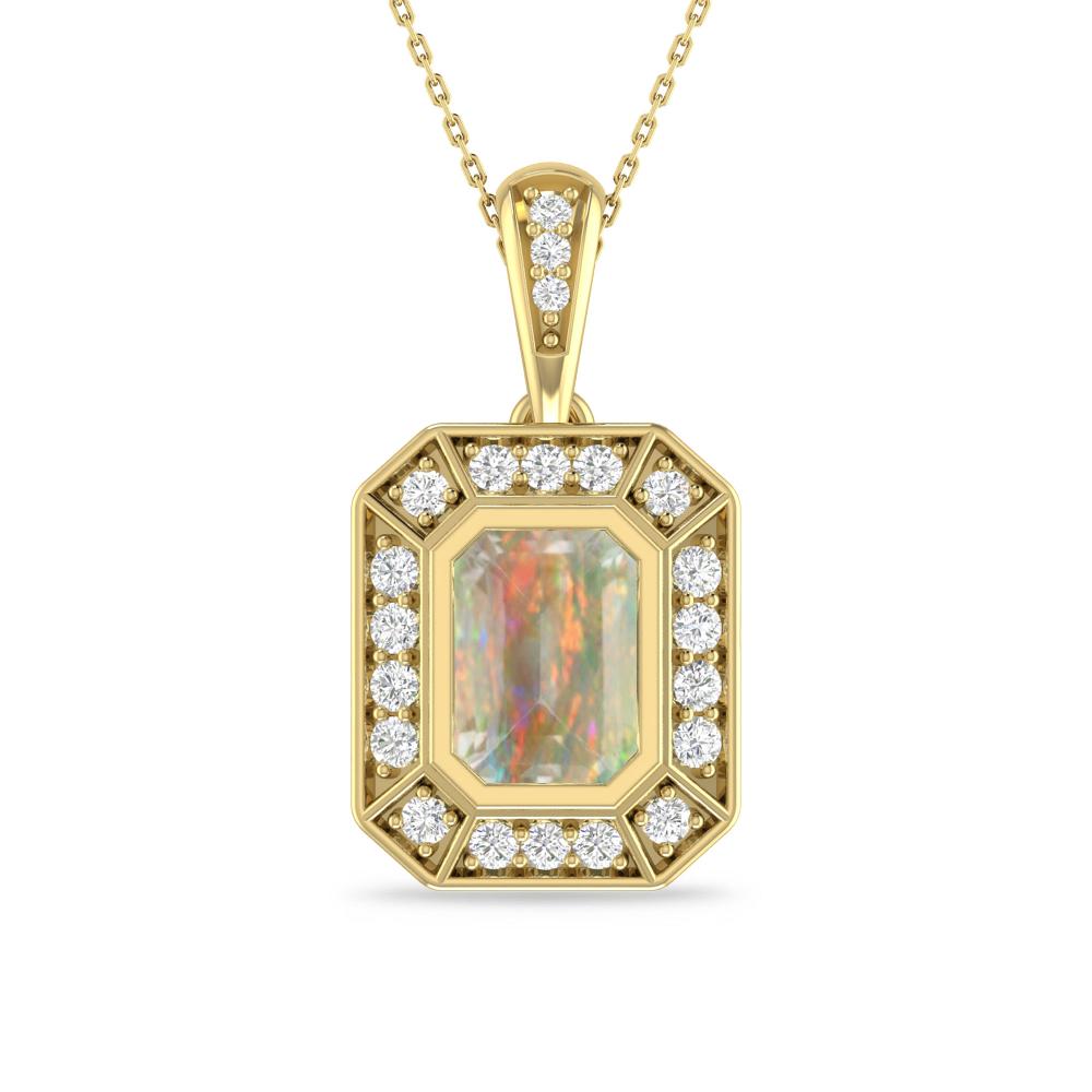 Yellow Gold - Opal