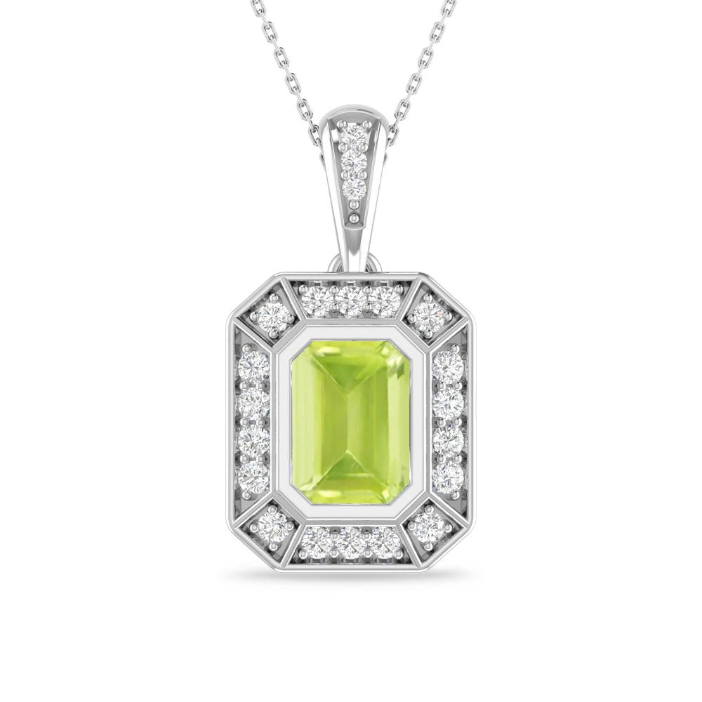 White Gold - Peridot