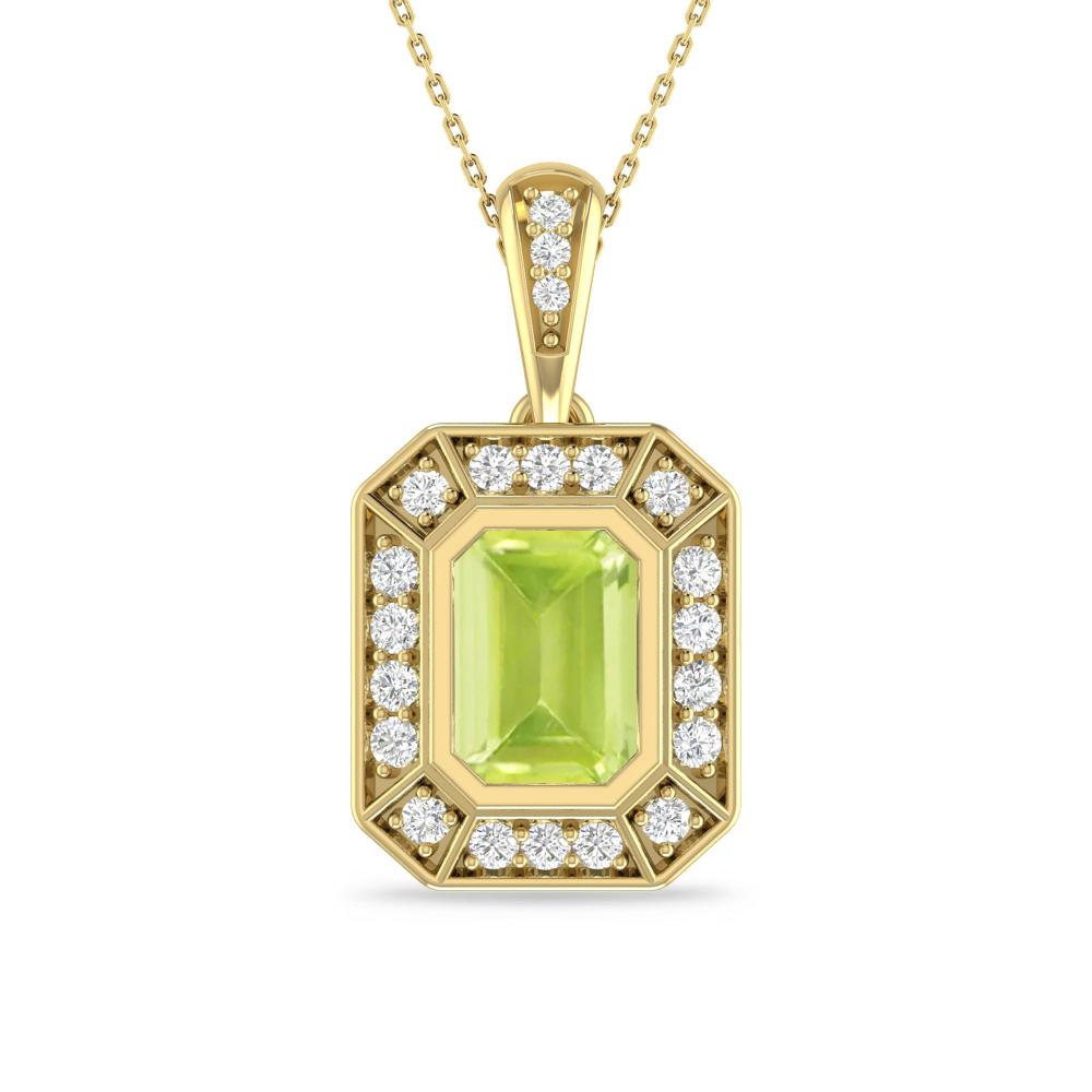 Yellow Gold - Peridot