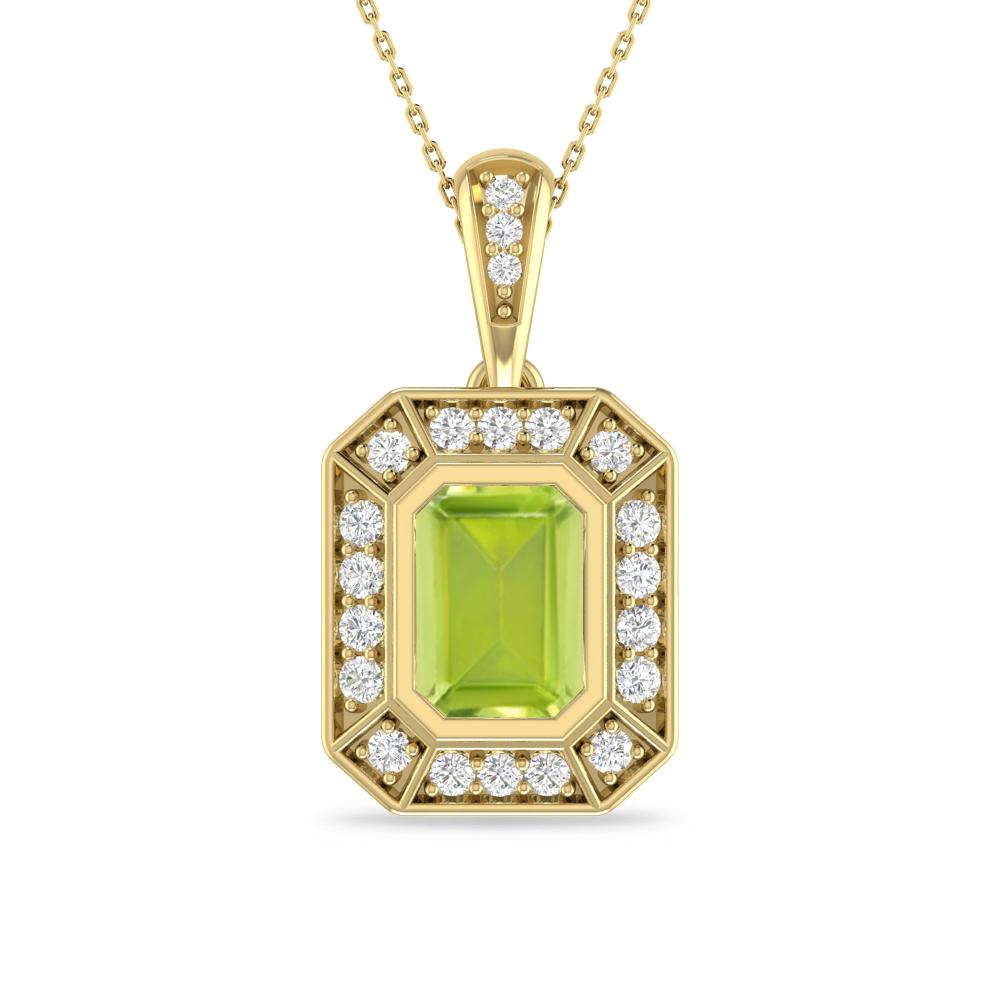Yellow Gold - Peridot