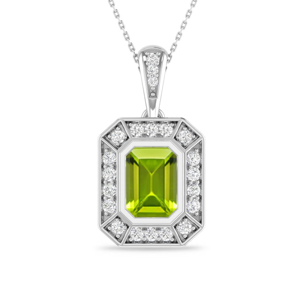 White Gold - Peridot
