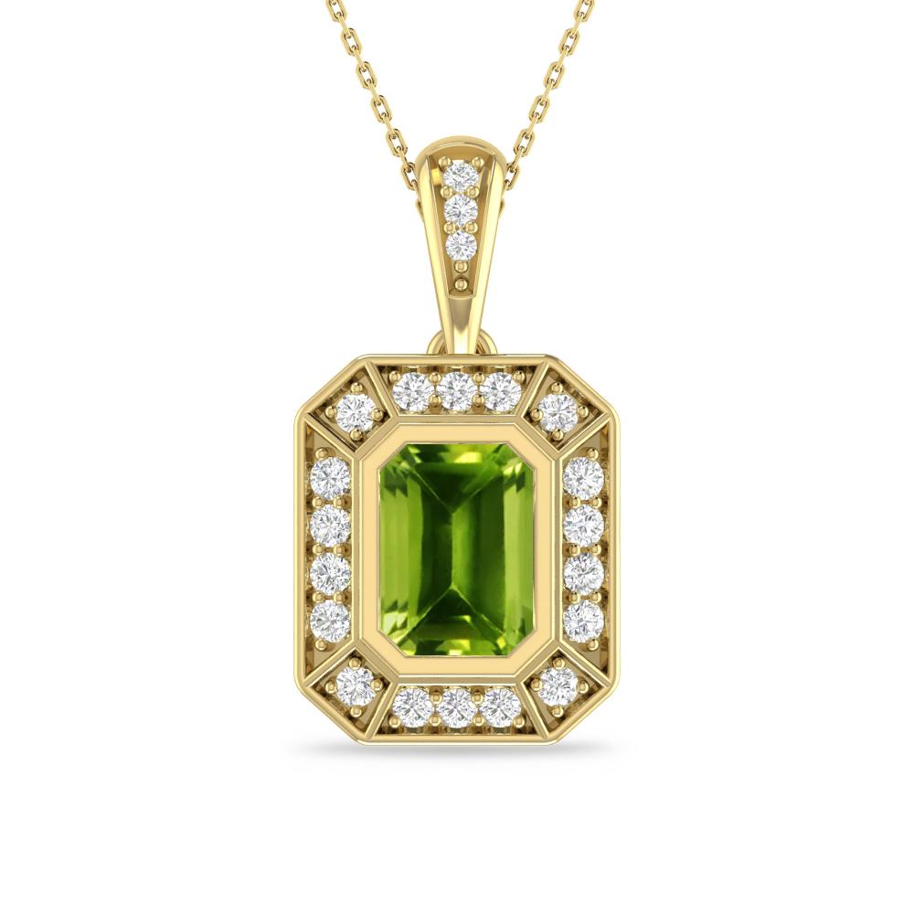 Yellow Gold - Peridot