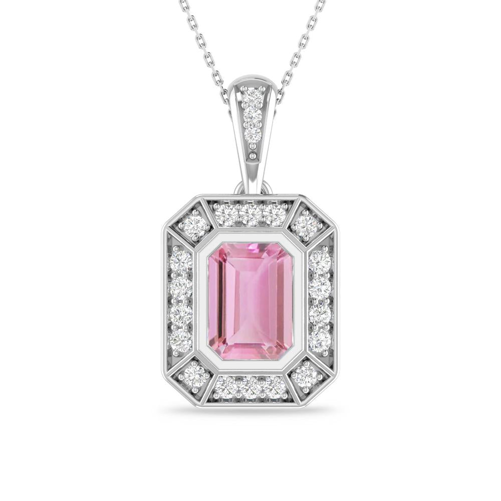 White Gold - Pink Tourmaline