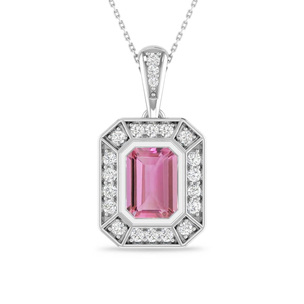 White Gold - Pink Tourmaline