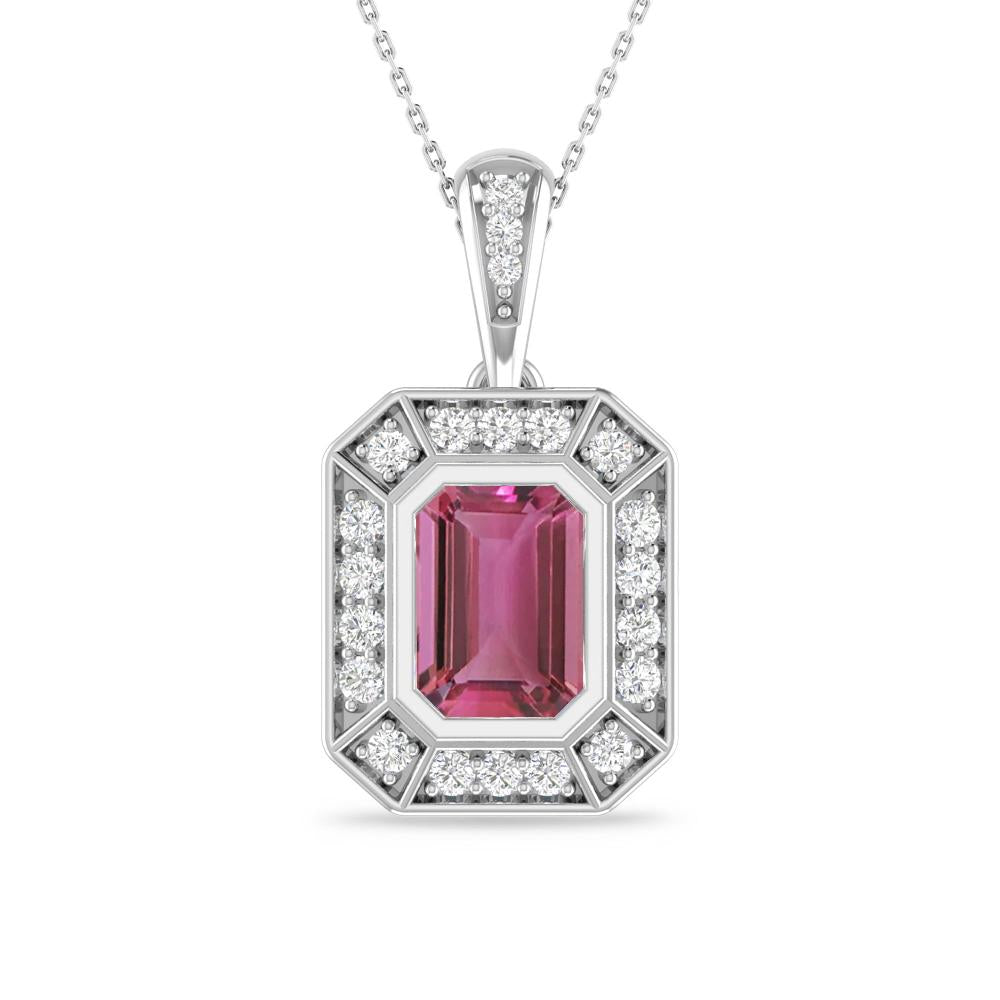 White Gold - Pink Tourmaline