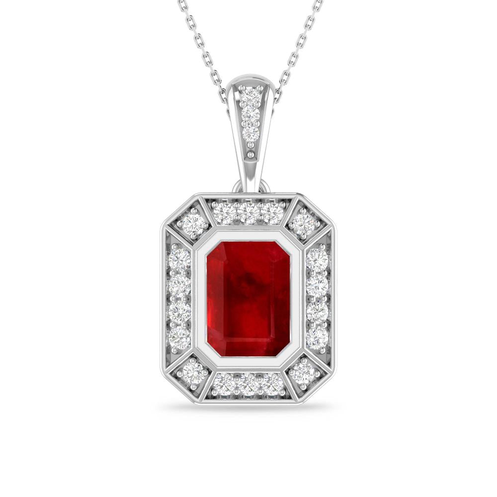 White Gold - Ruby